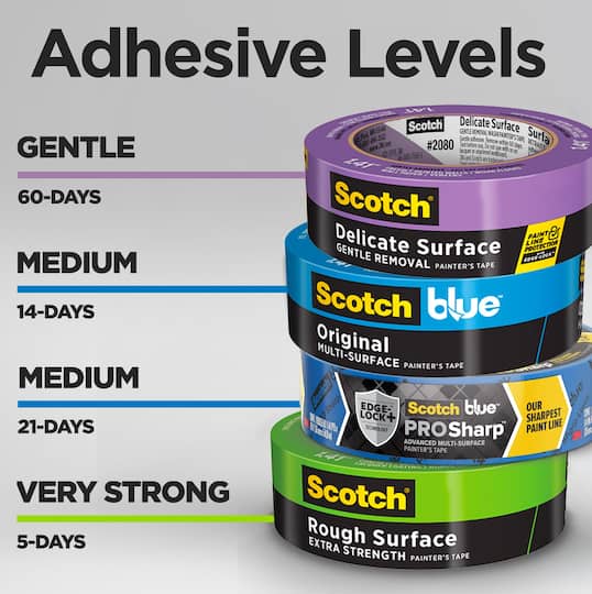 Scotch® 0.94" x 60yd. Rough Surface Painter's Tape